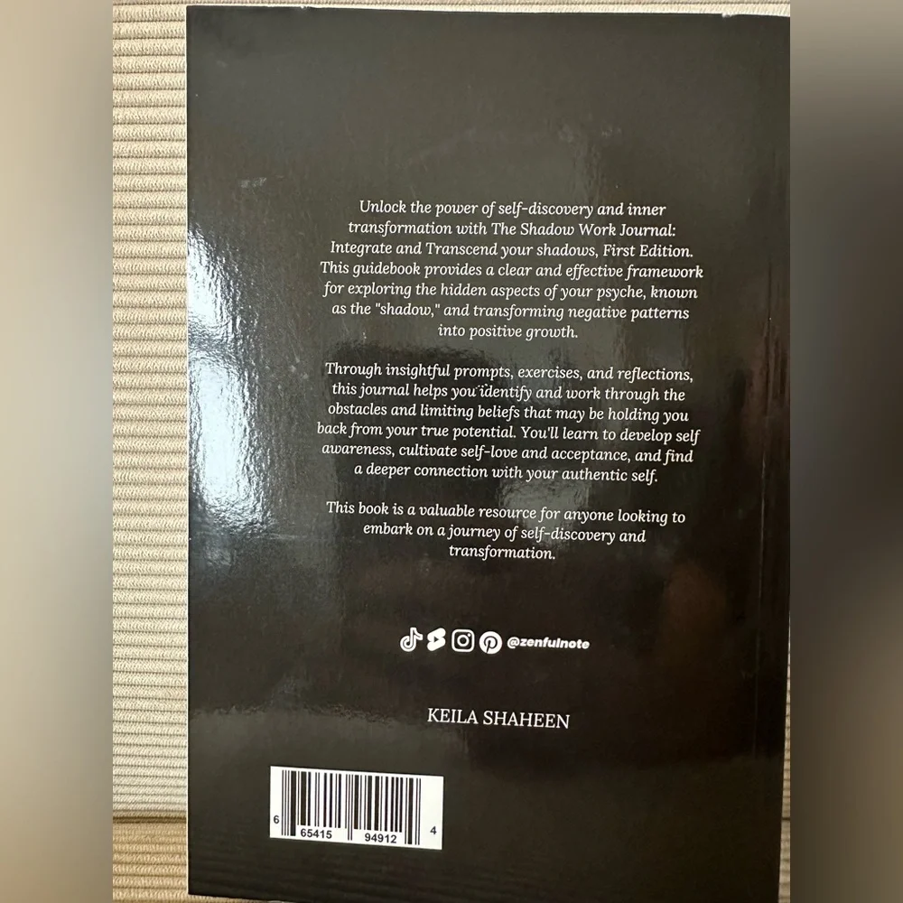 NEW The Shadow Work Journal: A Guide to Integrate and Transcend Your Shadows